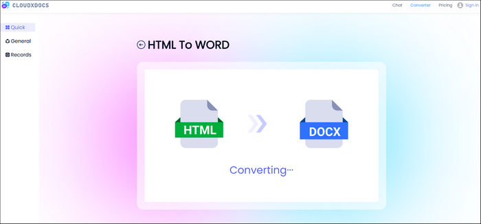 Convert HTML to Editable Word Document – No Software Needed | AI File ...