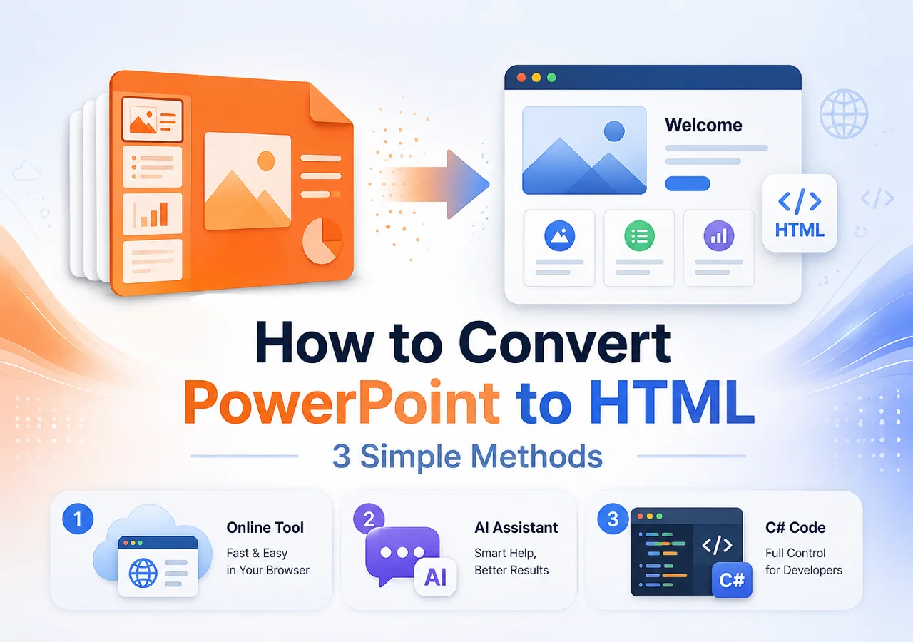 How to Convert PowerPoint to HTML: 3 Practical Methods (2026 Guide)
