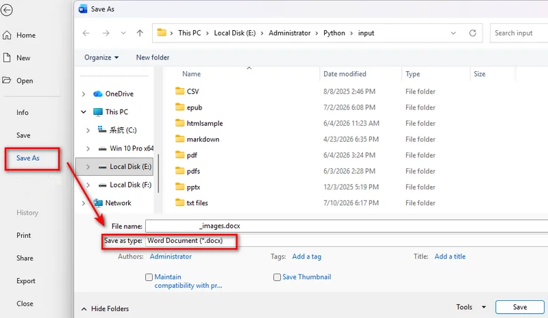 Convert an RTF File to Word in MS Word for Free