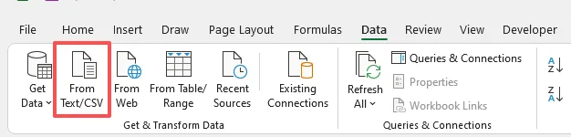 Open Excel Text/CSV Import Tool