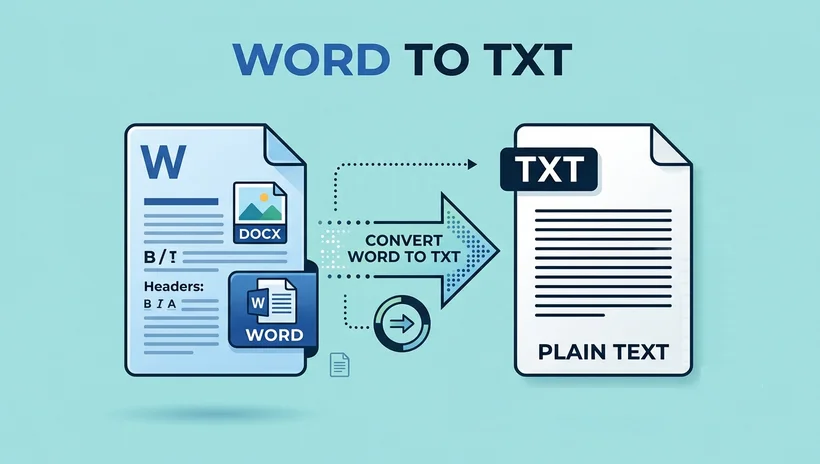 Word to TXT: Free Online Converter for Clean Text Extraction
