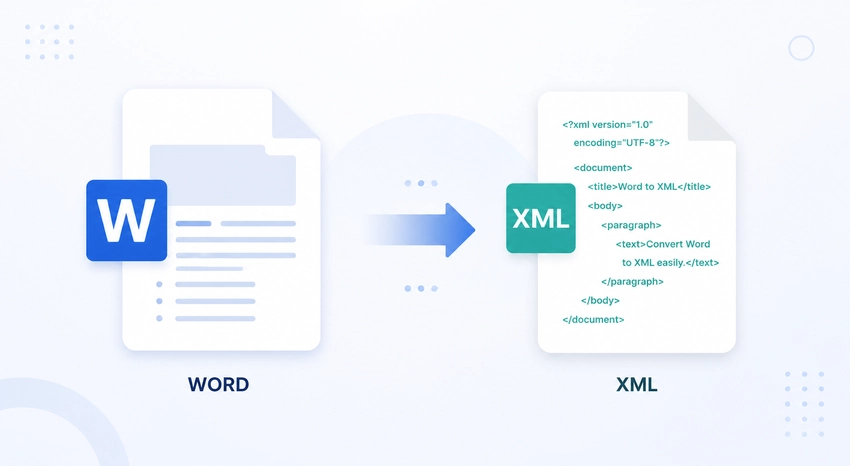 How to Convert Word to XML: 5 Methods from Online Tools to APIs