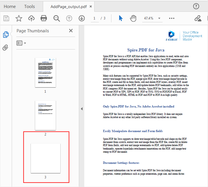 Add/ Delete PDF Page Using Spire.Cloud.PDF