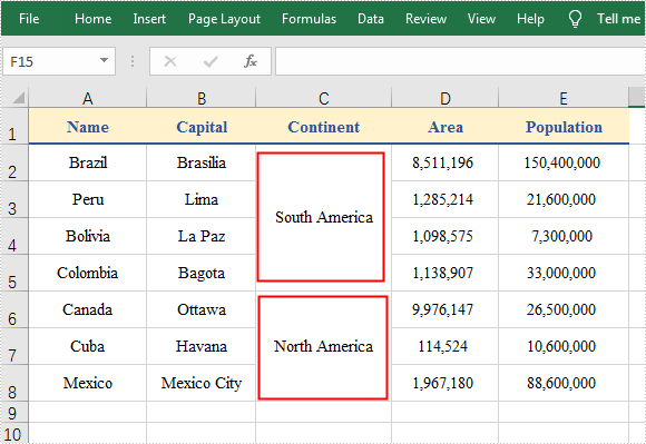 Merge Excel Cells and Set Cell Format using Spire.Cloud.Excel