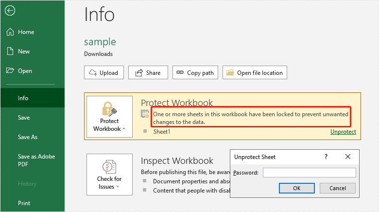 Protect or Unprotect Excel Worksheet using Spire.Cloud.Excel